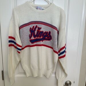 Vintage Cliff Engle 90’s NBA Sacramento Kings Knit Sweater